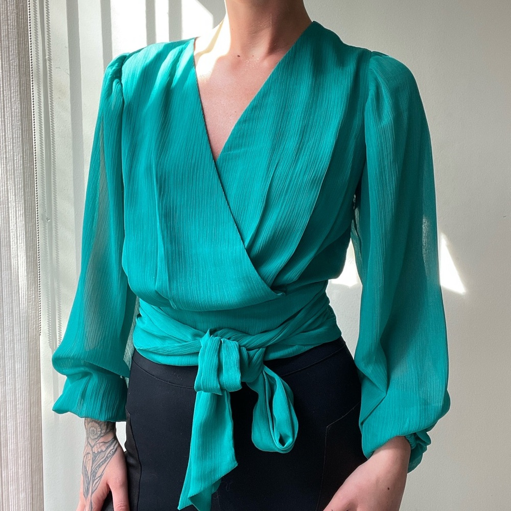 Flowing Bell Sleeve Top